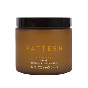 PATTERN Beauty by Tracee Ellis Ross Treatment Mask, 15 Fl Oz, Great for Curlies, Coilies and Tight-Textured Hair, 3a to 4c