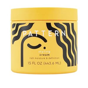 PATTERN Beauty by Tracee Ellis Ross Styling Cream – Hold & Definition for Curly Hair 3b-4c, 15 fl oz
